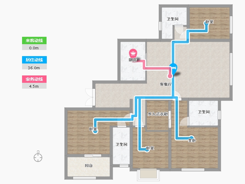 江苏省-南通市-和苑-137.60-户型库-动静线