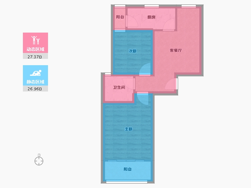 上海-上海市-东渡海派青城-47.23-户型库-动静分区