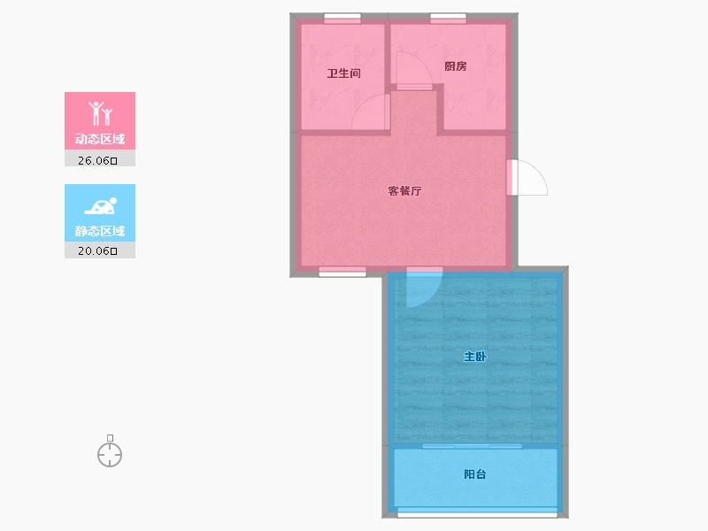 上海-上海市-新泾家苑-41.09-户型库-动静分区