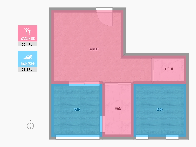 上海-上海市-东渡海派青城-28.59-户型库-动静分区