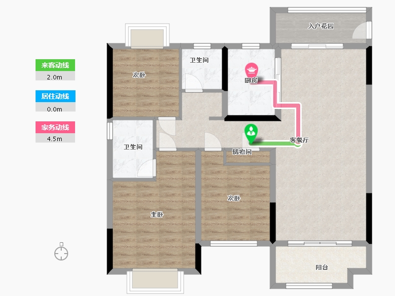 安徽省-阜阳市-皖新欧帆文化广场-100.00-户型库-动静线