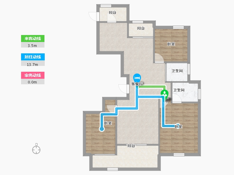 浙江省-湖州市-佳源英伦都市-89.05-户型库-动静线