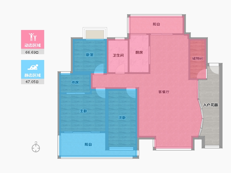 广东省-深圳市-金成时代家园-111.75-户型库-动静分区