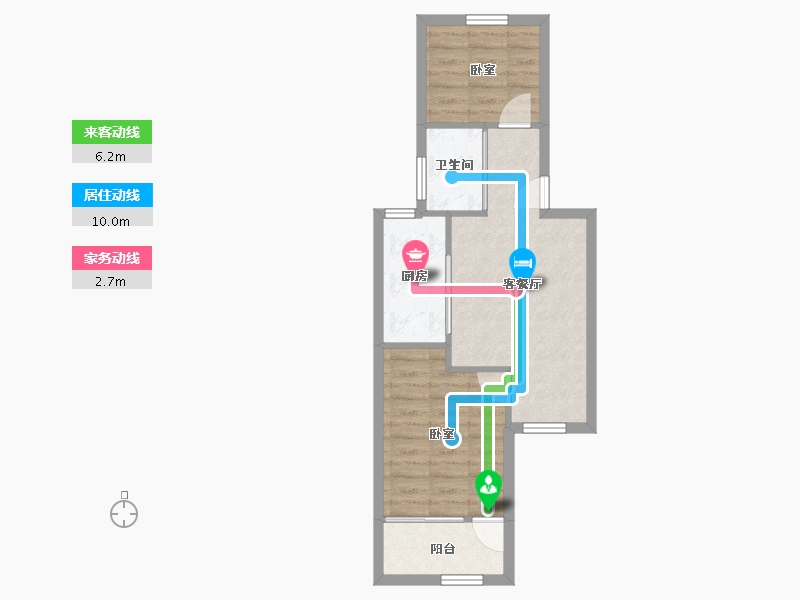 浙江省-宁波市-后河小区-49.49-户型库-动静线