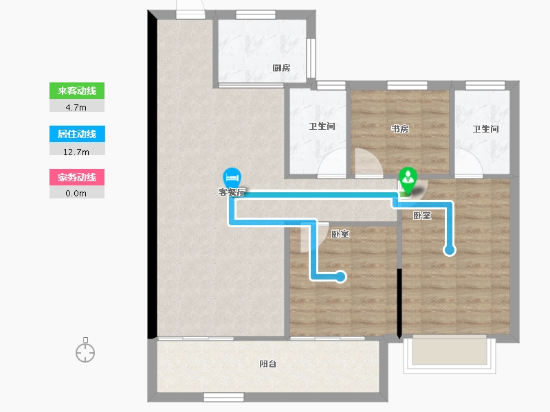 广西壮族自治区-南宁市-光明城市-80.68-户型库-动静线