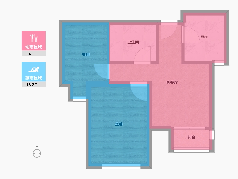 天津-天津市-嘉畅园-37.37-户型库-动静分区