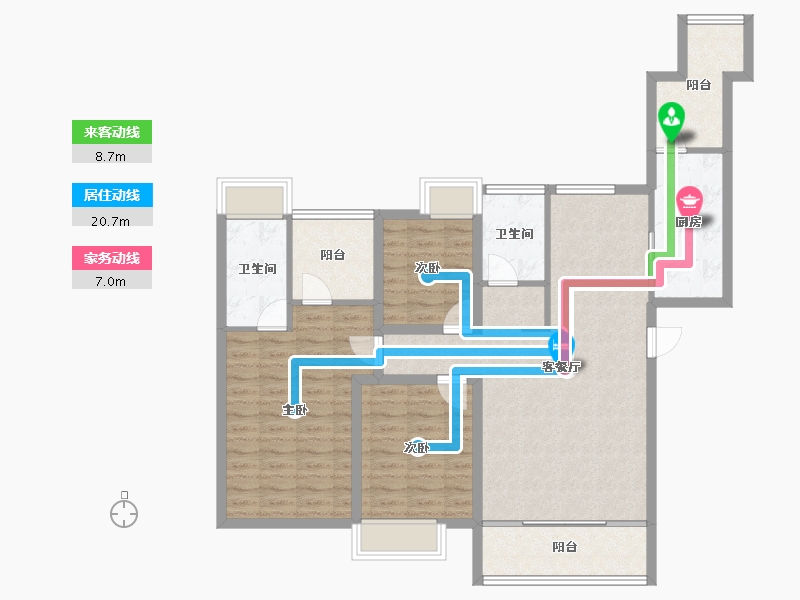 广东省-惠州市-南国园-104.31-户型库-动静线