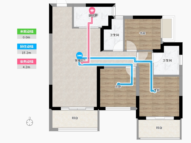 广西壮族自治区-南宁市-光明城市-75.25-户型库-动静线