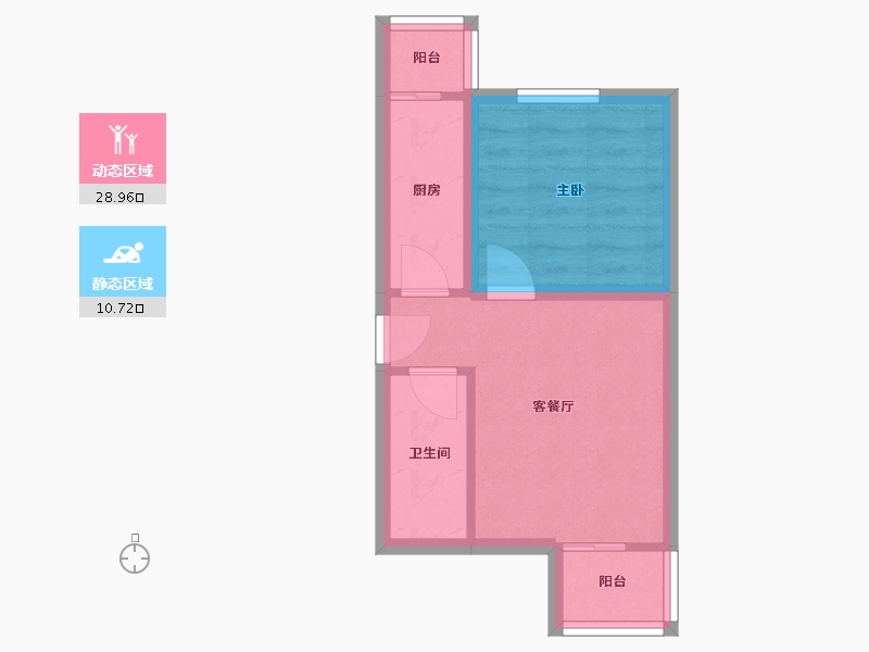 天津-天津市-盛世嘉园-34.53-户型库-动静分区