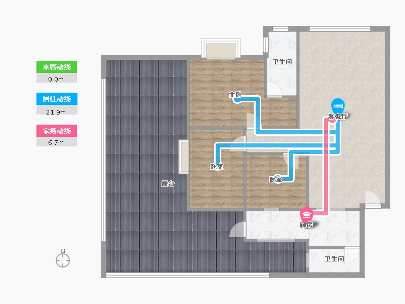 广东省-佛山市-碧翠豪城-151.26-户型库-动静线