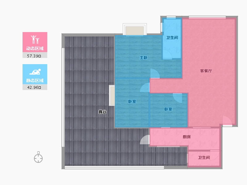 广东省-佛山市-碧翠豪城-151.26-户型库-动静分区