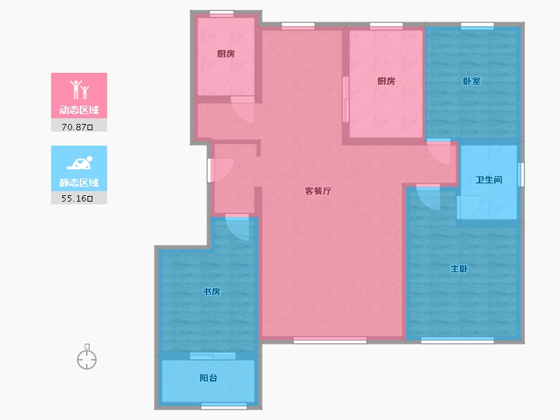 山东省-威海市-紫锦嘉园-112.96-户型库-动静分区