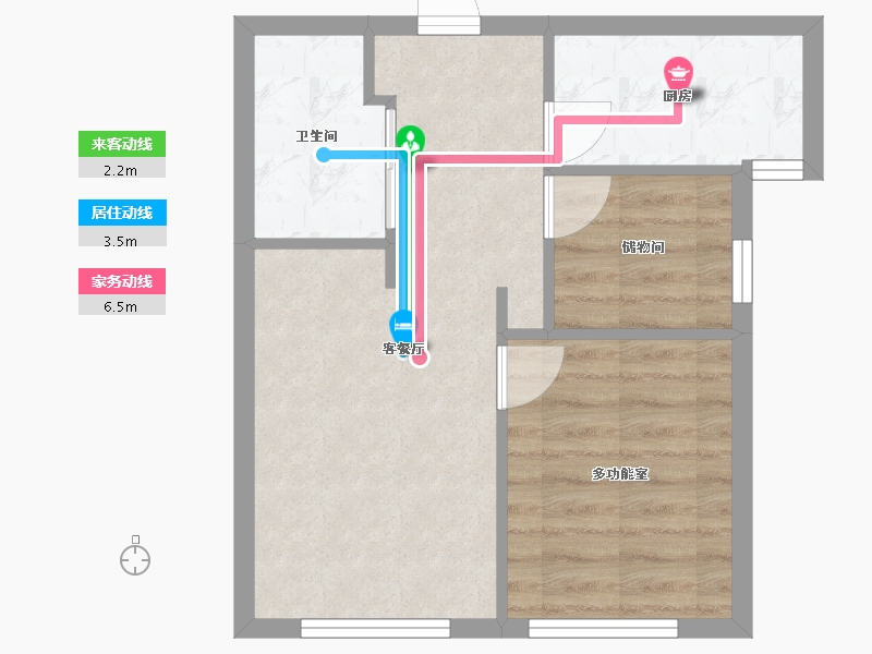 四川省-成都市-银城龙悦-51.20-户型库-动静线