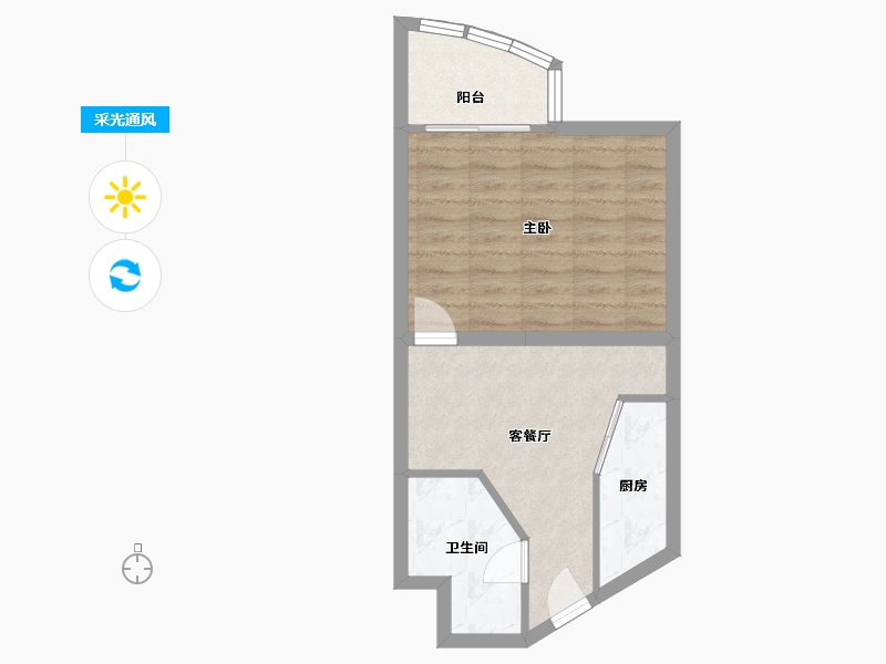 天津-天津市-金领花园-44.26-户型库-采光通风