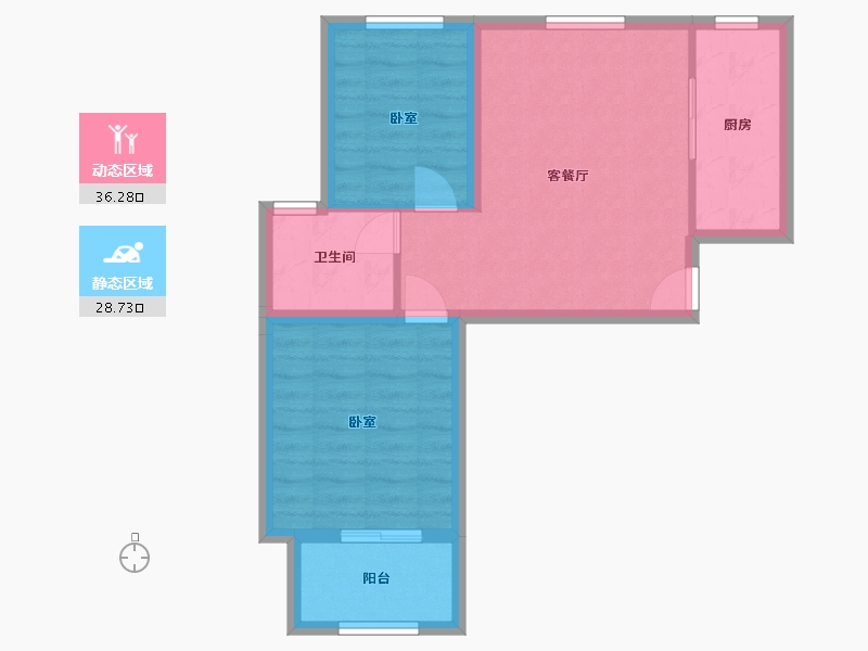 上海-上海市-咏泽苑-58.00-户型库-动静分区