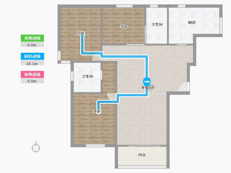 河北省-石家庄市-香榭苑-120.00-户型库-动静线