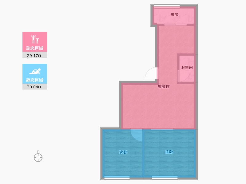 河北省-唐山市-祥富里-44.03-户型库-动静分区