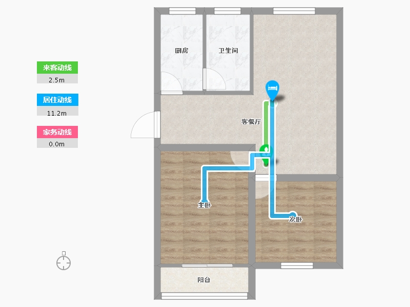 上海-上海市-齐八区-59.78-户型库-动静线