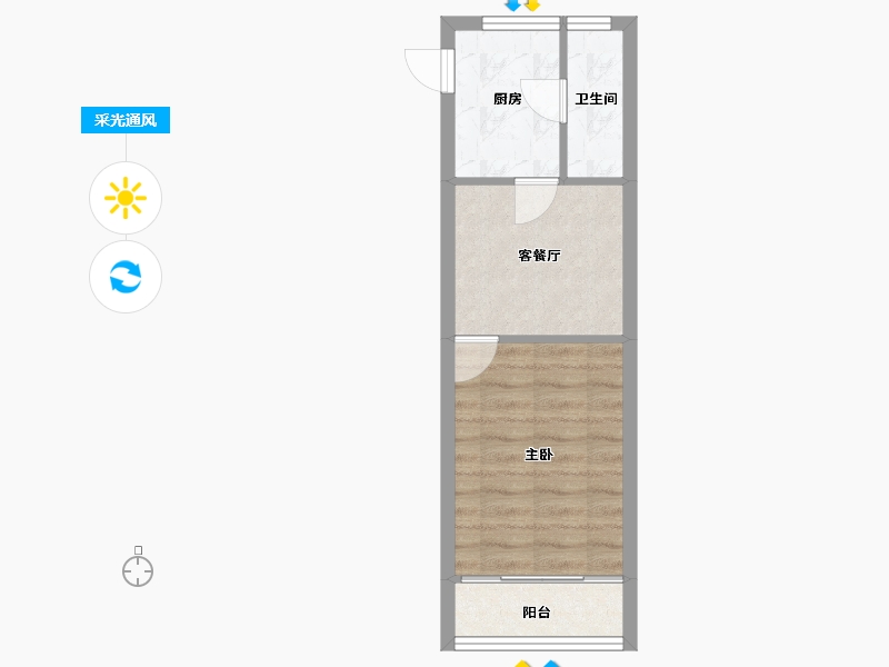 上海-上海市-西木小区-32.99-户型库-采光通风