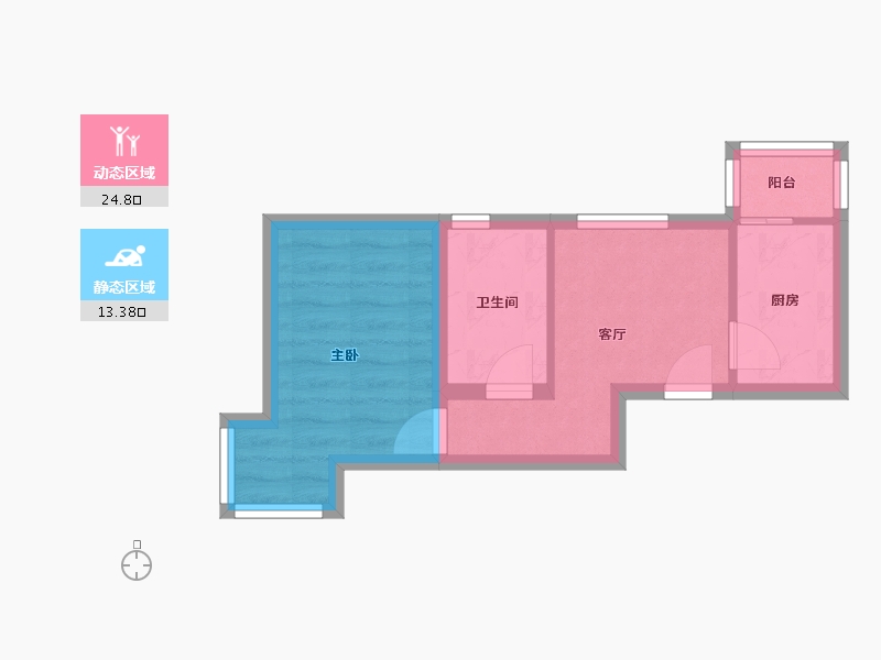 天津-天津市-嘉畅园-32.96-户型库-动静分区