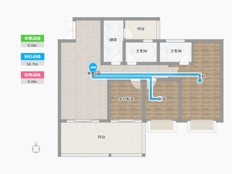 贵州省-贵阳市-中环国际-105.92-户型库-动静线