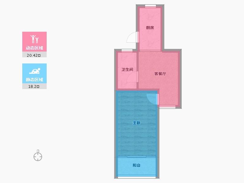 上海-上海市-寿德坊-33.92-户型库-动静分区