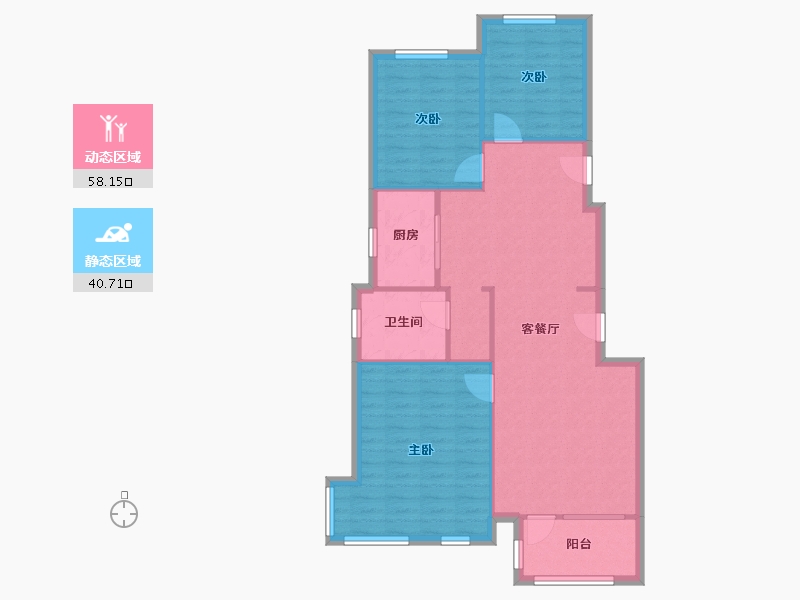 河北省-廊坊市-剑桥郡-4期-84.00-户型库-动静分区