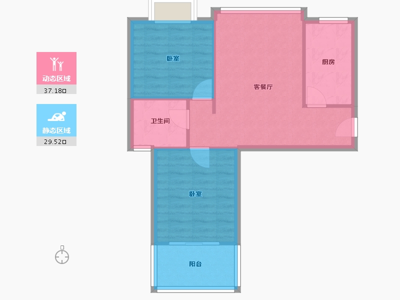 上海-上海市-逸庭苑-60.35-户型库-动静分区