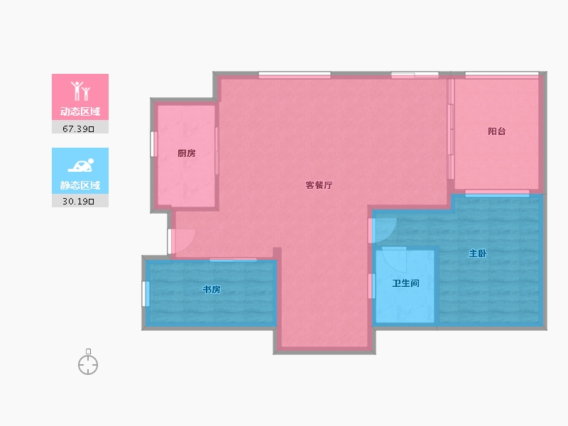 广东省-佛山市-保利-62.00-户型库-动静分区