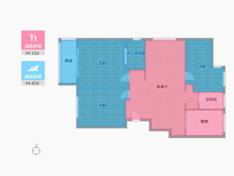 江苏省-盐城市-嘉利花园-115.70-户型库-动静分区