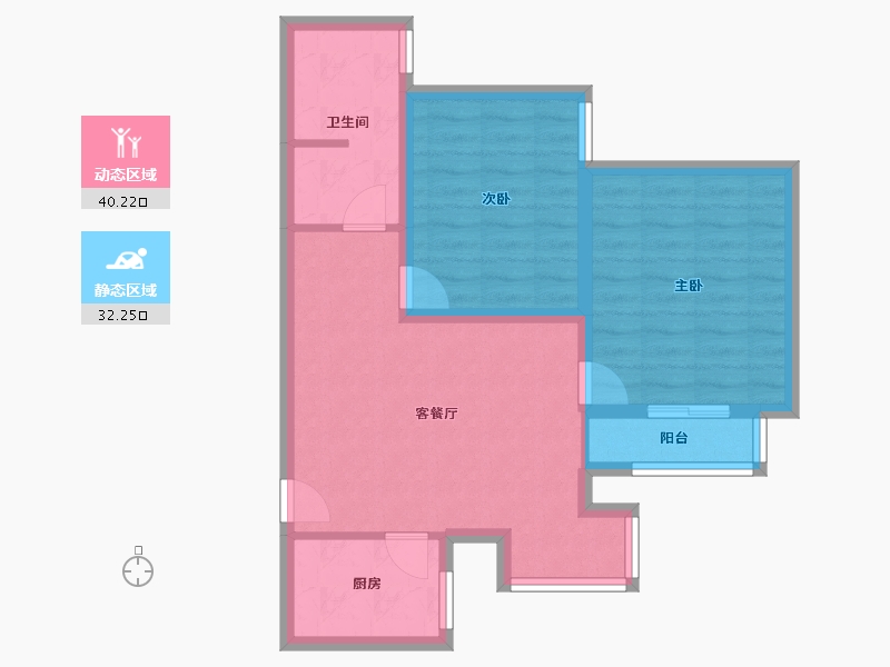 河南省-郑州市-绿洲云顶-64.24-户型库-动静分区