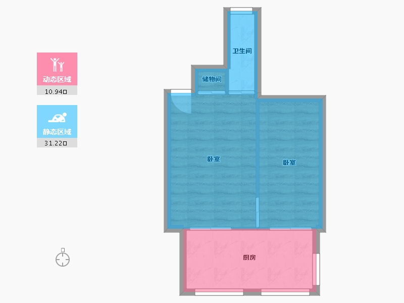 上海-上海市-西木小区-37.97-户型库-动静分区