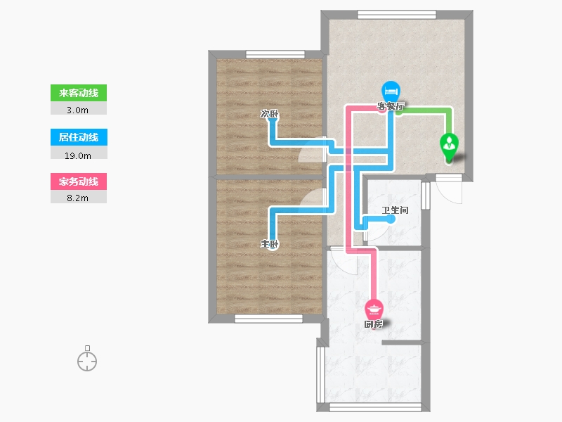 四川省-成都市-白莲小区-1号院-56.98-户型库-动静线