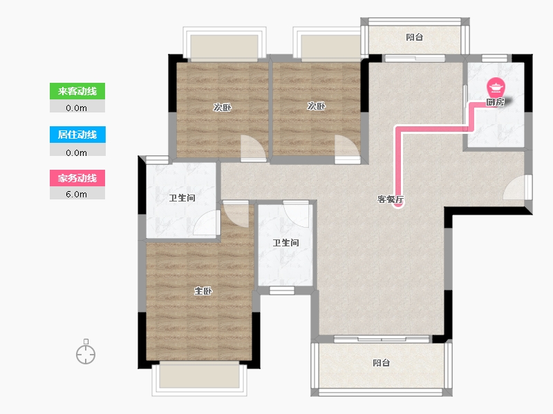 江西省-吉安市-凤凰壹号-91.00-户型库-动静线