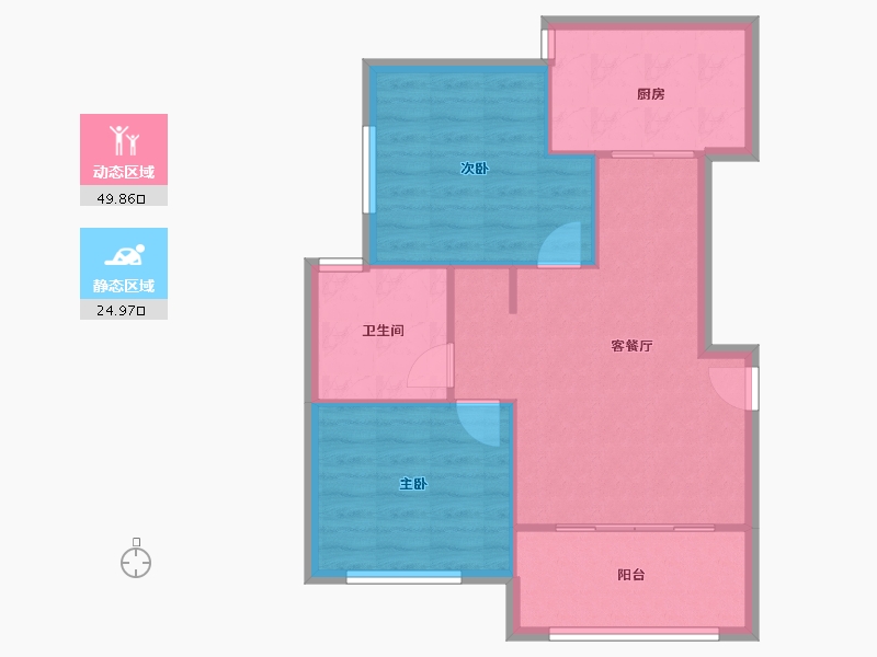 山东省-青岛市-天一镜台山-71.20-户型库-动静分区