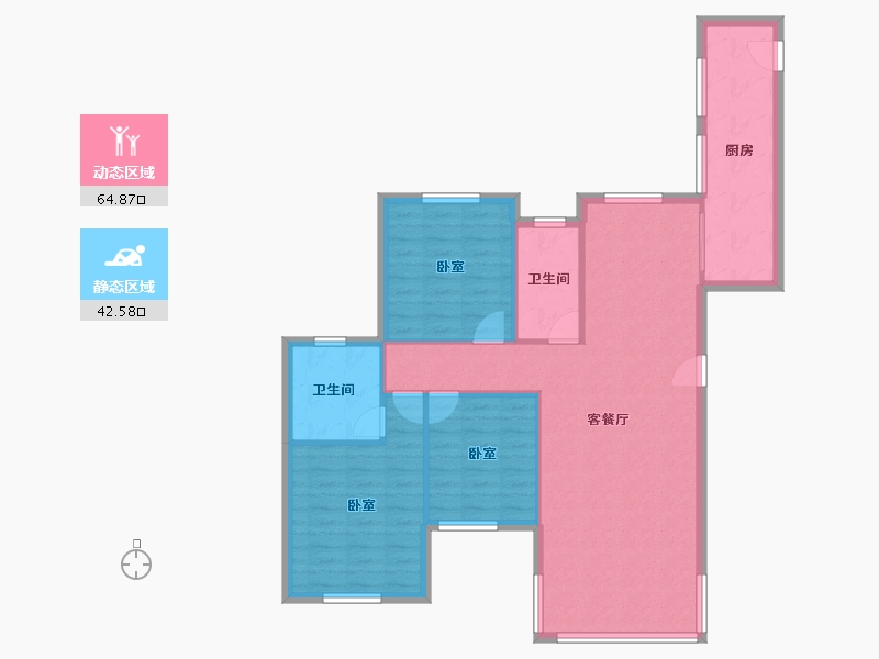 湖南省-常德市-华电新城-98.01-户型库-动静分区