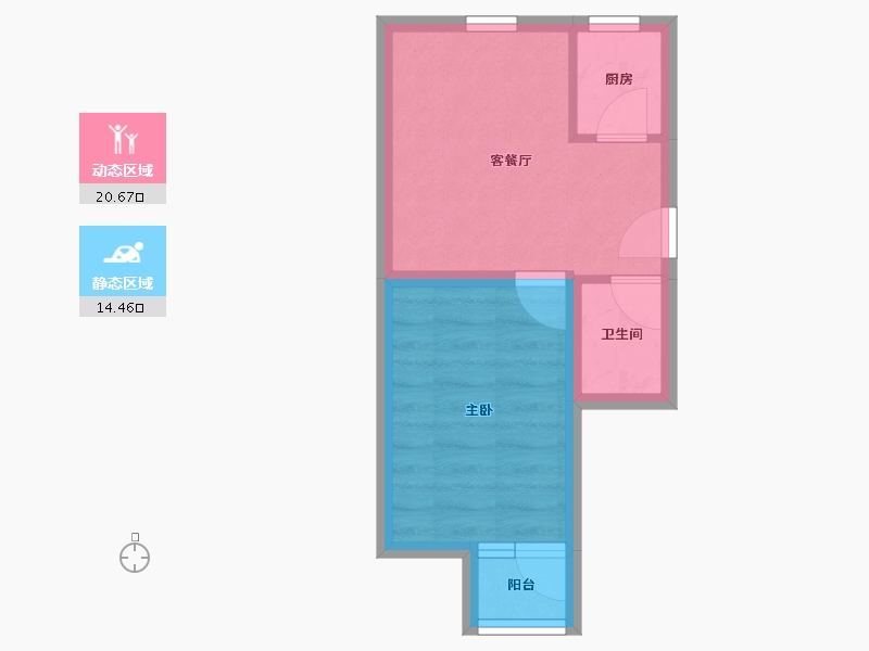 天津-天津市-嘉畅园-30.68-户型库-动静分区