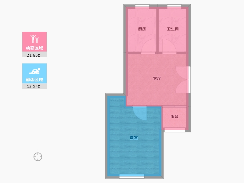 上海-上海市-南江苑-30.62-户型库-动静分区