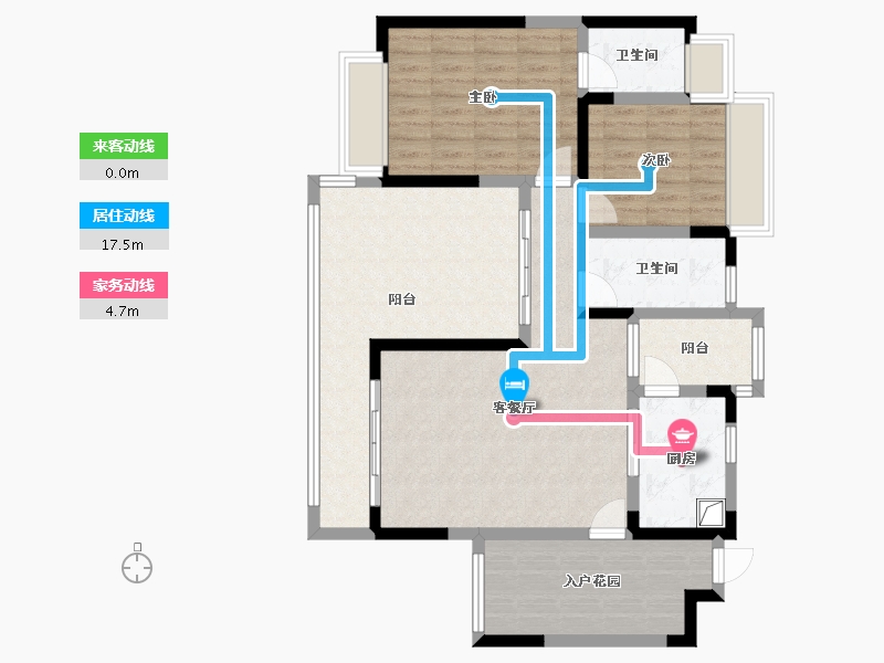 广东省-东莞市-新世纪上河居-96.00-户型库-动静线