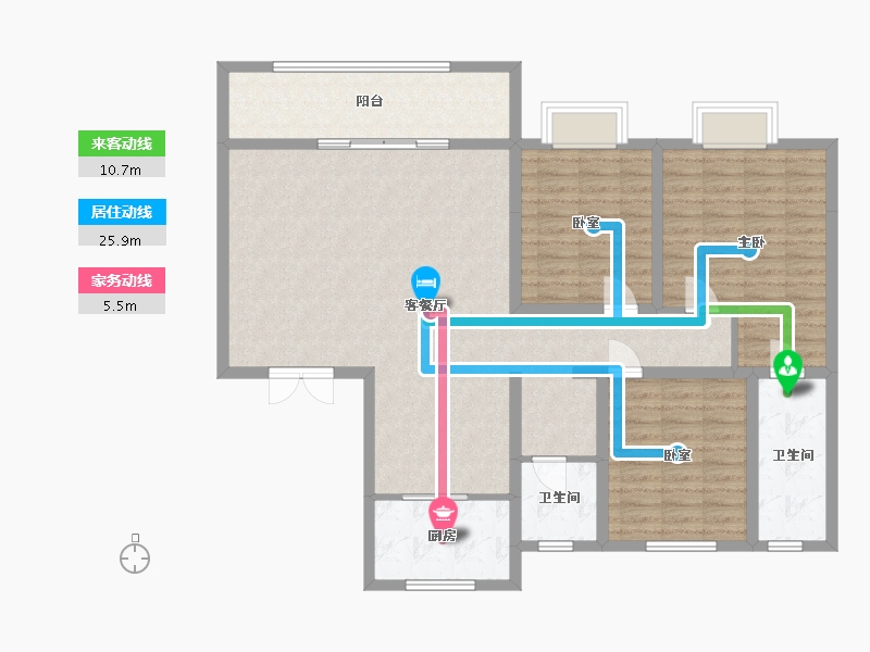 河南省-周口市-万基城壹号院-112.00-户型库-动静线