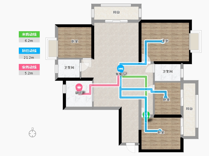 江西省-赣州市-联泰天璟-129.00-户型库-动静线