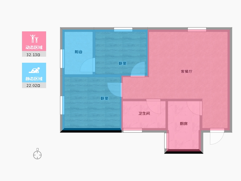 广西壮族自治区-南宁市-光明城市-48.68-户型库-动静分区