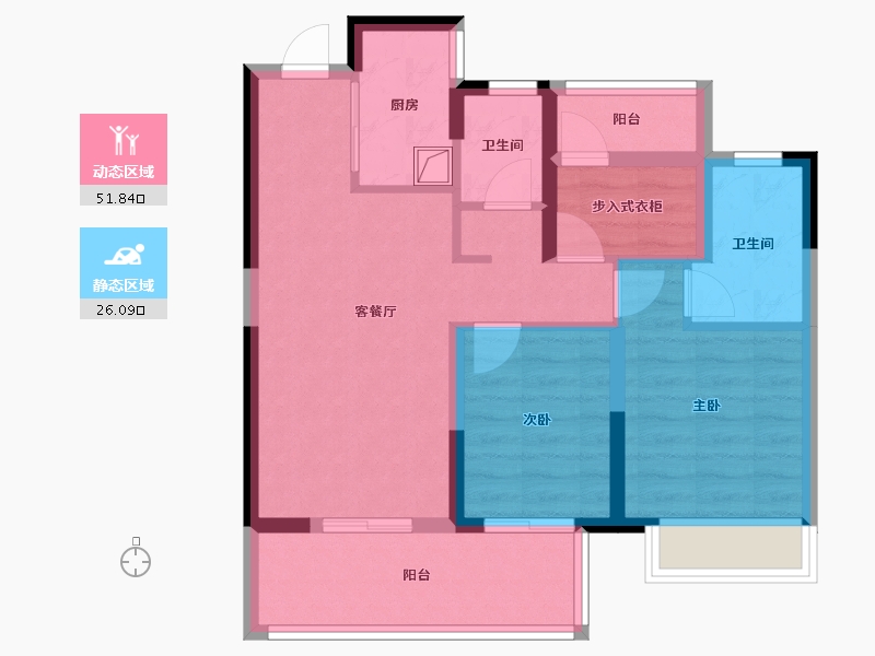 河南省-郑州市-保利天汇-99.20-户型库-动静分区