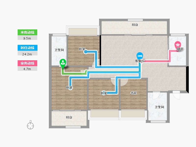 广西壮族自治区-南宁市-光明城市-115.77-户型库-动静线