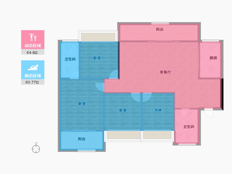 广西壮族自治区-南宁市-光明城市-115.77-户型库-动静分区