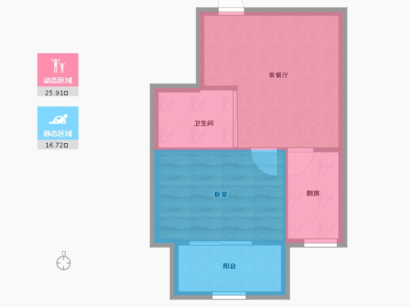 浙江省-宁波市-京华茗苑-38.39-户型库-动静分区