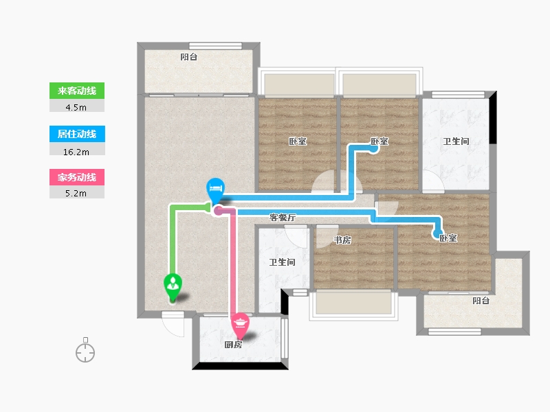 广西壮族自治区-南宁市-光明城市-97.77-户型库-动静线