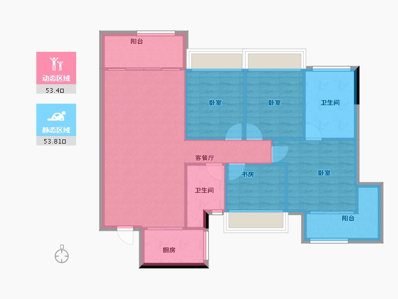 广西壮族自治区-南宁市-光明城市-97.77-户型库-动静分区