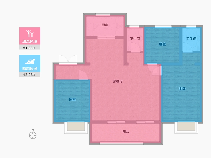 安徽省-宿州市-悦景府-115.00-户型库-动静分区