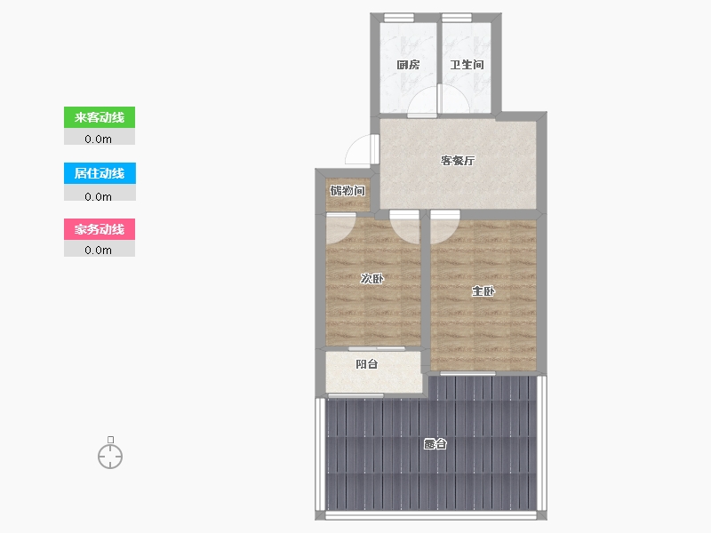 上海-上海市-齐八区-60.35-户型库-动静线